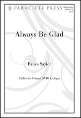 Always Be Glad SATB choral sheet music cover
